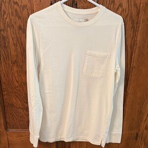 Men's Classic Cream Long Sleeve Shirt